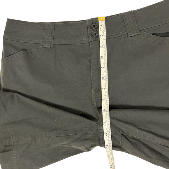 Crazy Shirts Hawaii Womens Size 12 Gray Bottom Chino Flat Front Shorts - Picture 9 of 12